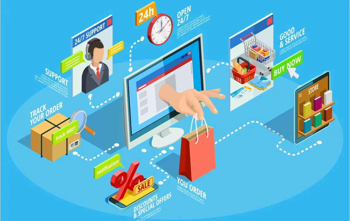 ۱۴مزیت خریدآنلاین از فروشگاه اینترنتی
