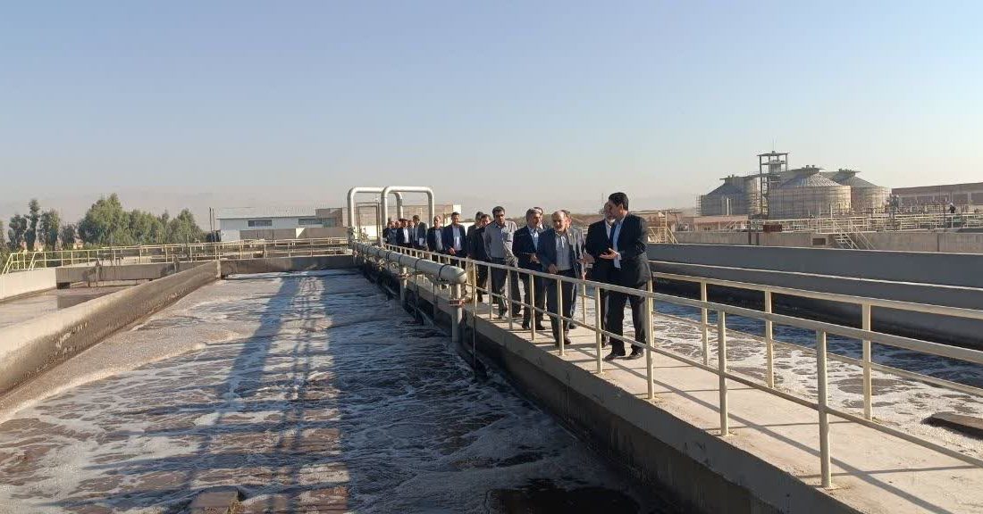 بازدید سرزده رئیس منطقه 3 سازمان بازرسی از تصفیهخانه فاضلاب شماره ۲ کلانشهر شیراز