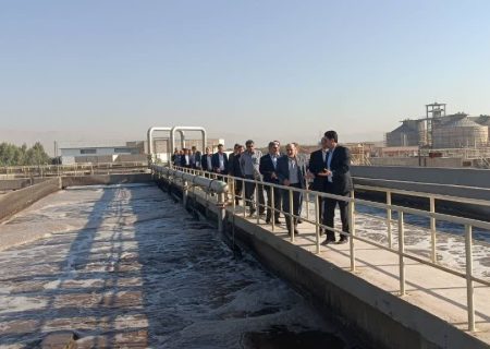 بازدید سرزده رئیس منطقه 3 سازمان بازرسی از تصفیه‌خانه فاضلاب شماره ۲  کلانشهر شیراز
