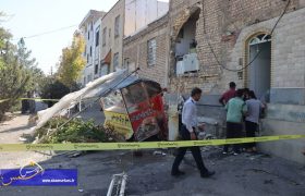 انفجار در میانرود شیراز، ۲ مصدوم بر جای گذاشت + تصاویر