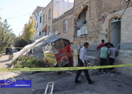انفجار در میانرود شیراز، ۲ مصدوم بر جای گذاشت + تصاویر