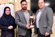 تقدیر از مدیر روابط‌ عمومی هیئت ورزش‌های همگانی فارس به مناسبت هفته تربیت بدنی