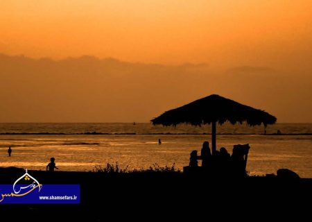 گزارش تصویری | غروب دل انگیز جزیره کیش