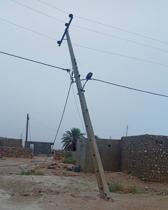 خسارت 336 میلیارد ریالی سامانه بارشی اخیر به شبکه و تاسیسات توزیع برق