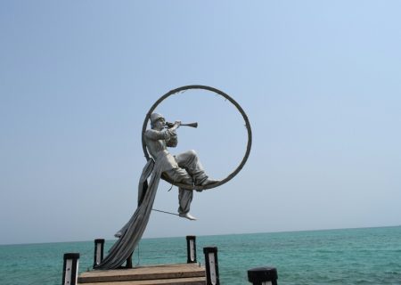 طلوع زیبای اسکله مرجان کیش