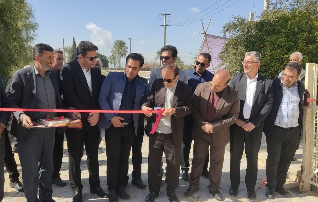 افتتاح پروژه‌های عمرانی و حفاظتی تنگ چوگان کازرون