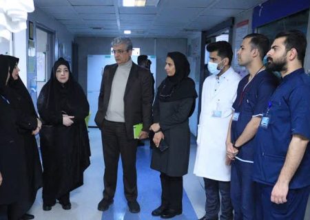 بازدید رئیس اداره اورژانس بیمارستانی وزارت بهداشت از اورژانس بیمارستان نمازی شیراز