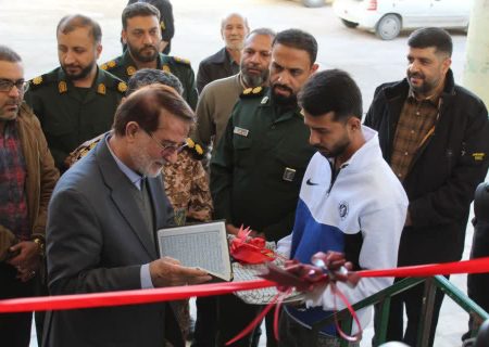 افتتاح سه پروژه جهادی با محوریت مسجد در روستای سلطان آباد شیراز