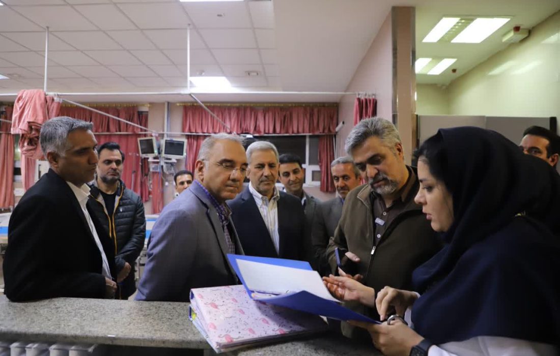 بازدید رییس مرکز روابط عمومی و اطلاعرسانی وزارت بهداشت از مراکز درمانی شیراز