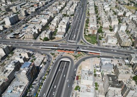 پایان عملیات ایمن‌سازی و مقاوم‌سازی تقاطع غیر همسطح شهیدان غلامی و بازگشایی کامل
