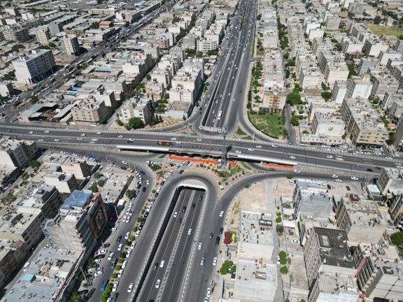 پایان عملیات ایمنسازی و مقاومسازی تقاطع غیر همسطح شهیدان غلامی و بازگشایی کامل