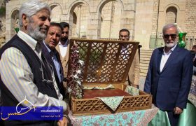 فیلم | آئین جایگزینی کلام الله مجید در دروازه قرآن شیراز