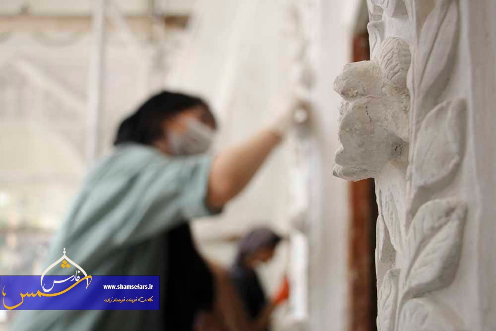 گزارش تصویری | مرمت عمارت باغ ارم