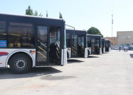ورود ۱۷ دستگاه اتوبوس نسل جدید به ناوگان حمل‌ونقل عمومی شیراز