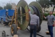 پایان عملیات برگردان پنج کافوی مسی به کافوی نوری در شهرستان داراب