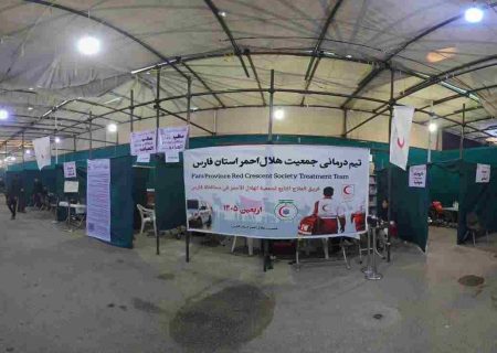 برپایی و پوشش درمانی ۲ درمانگاه هلال‌احمر فارس در کشور عراق با اعزام بیش از ۱۰۰ نیروی تخصصی