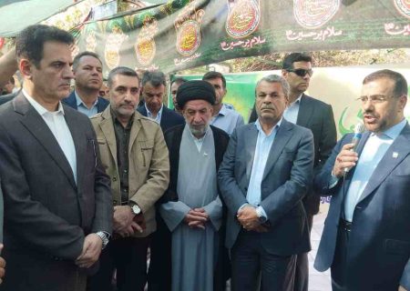حضور فرماندار شیراز در آیین گلباران قبور مطهر شهدای دارالرحمه به مناسبت هفته دولت
