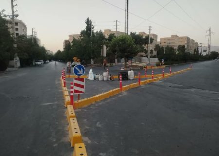 ساماندهی ترافیکی تقاطع خلبانان و شهید کسایی با اصلاح هندسی